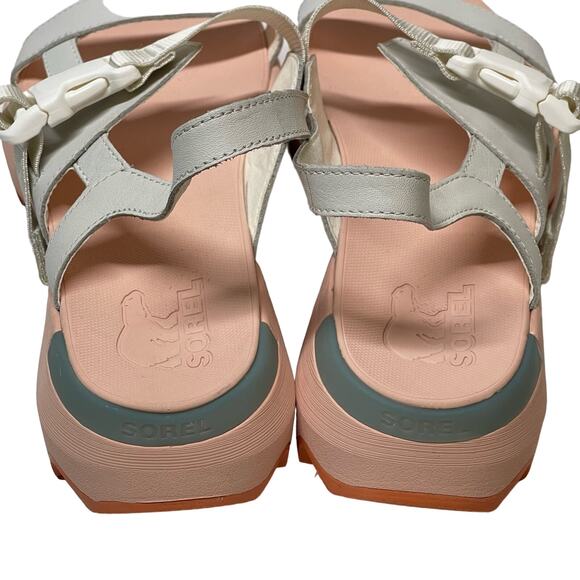 Sorel Sea Salt & Peach Blossom Kinetic Impact Sling Sandal Size 10 Gorpcore WMNS - Picture 5 of 8